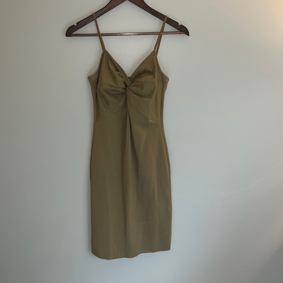 Dresses Bodycon Olive Green Dress Perfect Condition Poshmark